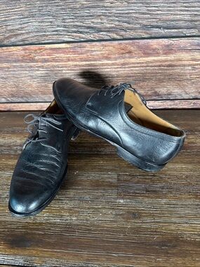 Bally Black Leather Men's Derby Shoes